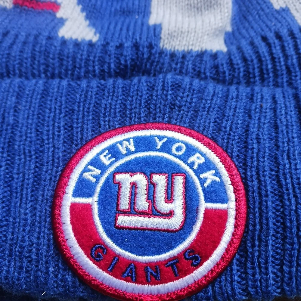 New Era New York Giants Knit Beanie Blue Gray